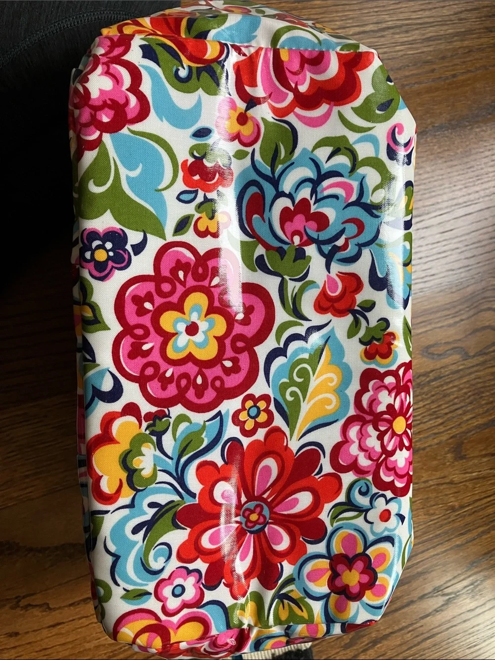 💐NWT Vera Bradley Floral Multicolor Gardening Tote with Navy Handles💐 - Picture 5 of 7